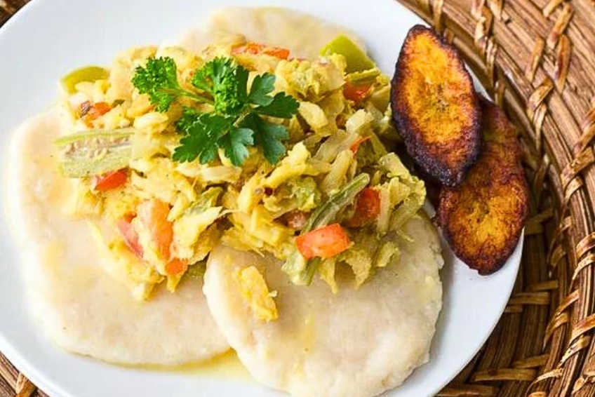 Stewed Saltfish with Dumplings (St. Vincent and the Grenadines)